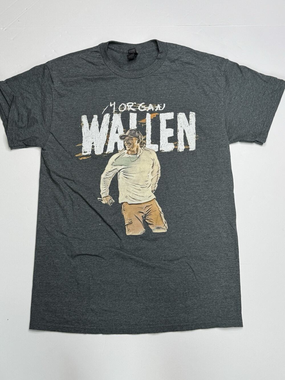 Morgan Wallen 2025 I’m The Problem Tour T-Shirt Mens M Gray Concert Dates
